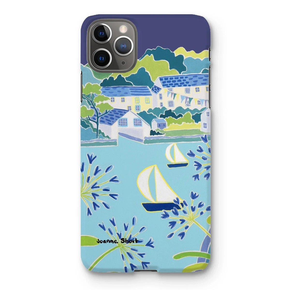 Snap Art Phone Case. Helford River & Village. Artist Joanne Short. Cornwall Art Gallery - Image 26