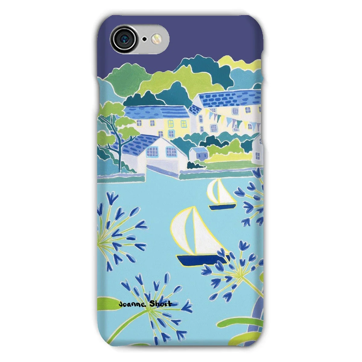 Snap Art Phone Case. Helford River & Village. Artist Joanne Short. Cornwall Art Gallery - Image 31