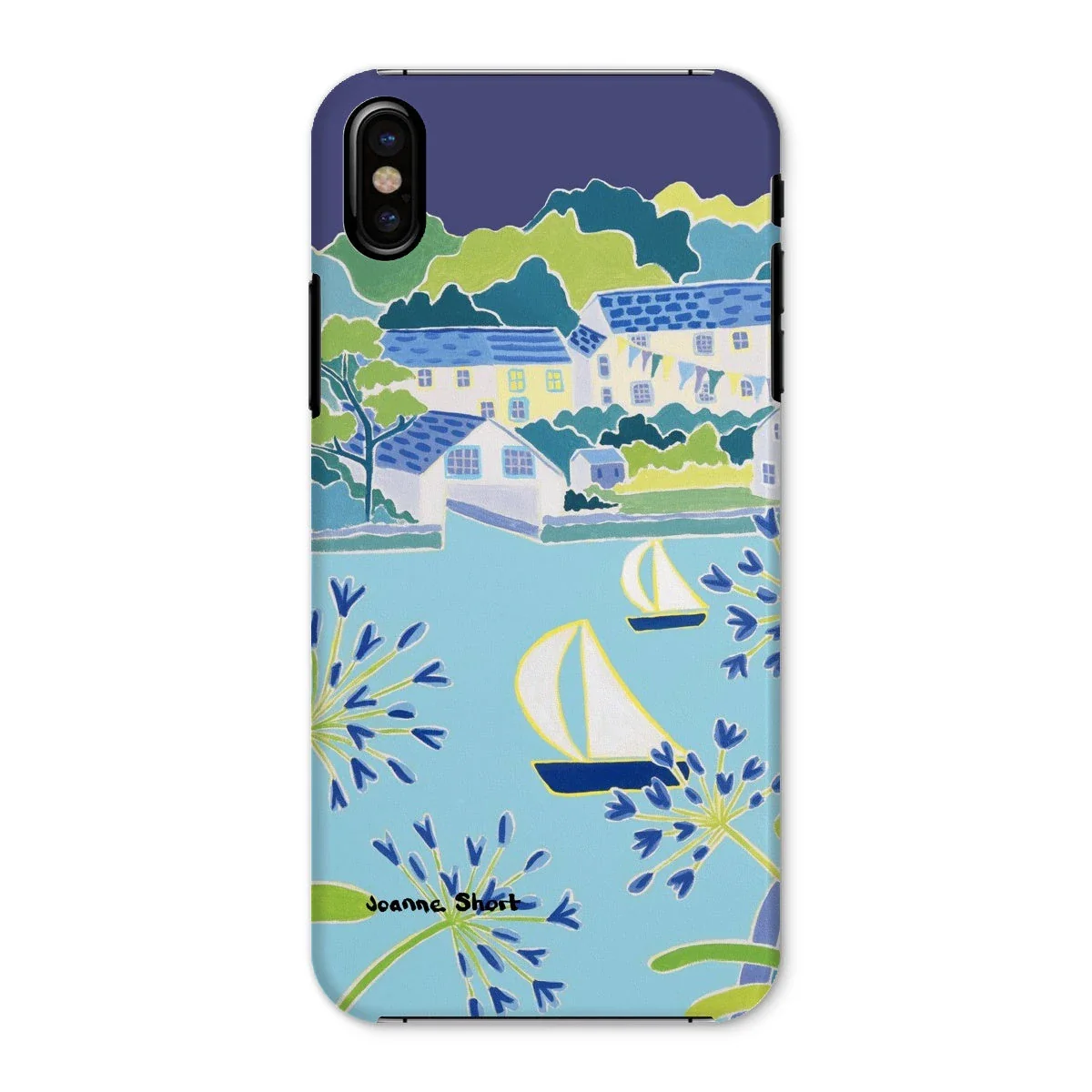 Snap Art Phone Case. Helford River & Village. Artist Joanne Short. Cornwall Art Gallery - Image 34