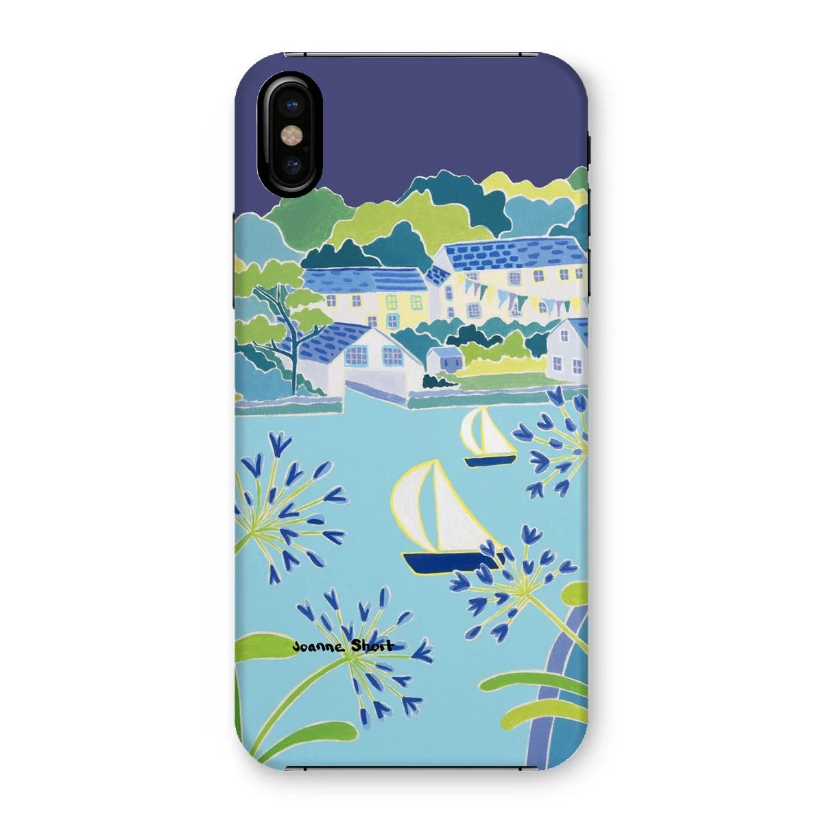 Snap Art Phone Case. Helford River & Village. Artist Joanne Short. Cornwall Art Gallery - Image 36