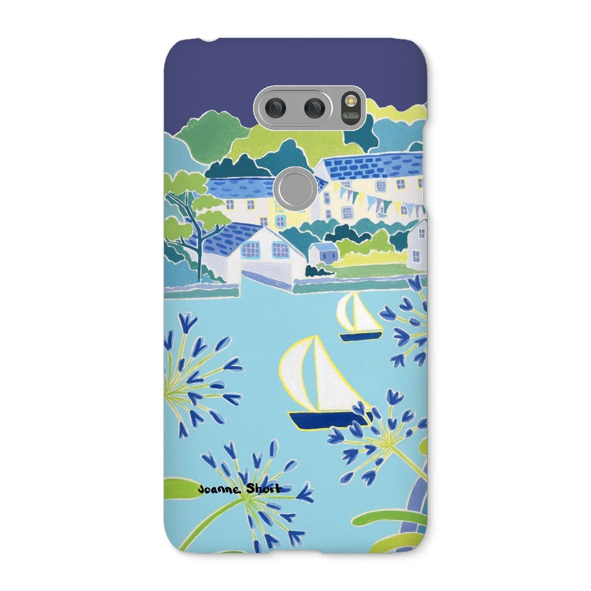 Snap Art Phone Case. Helford River & Village. Artist Joanne Short. Cornwall Art Gallery - Image 40