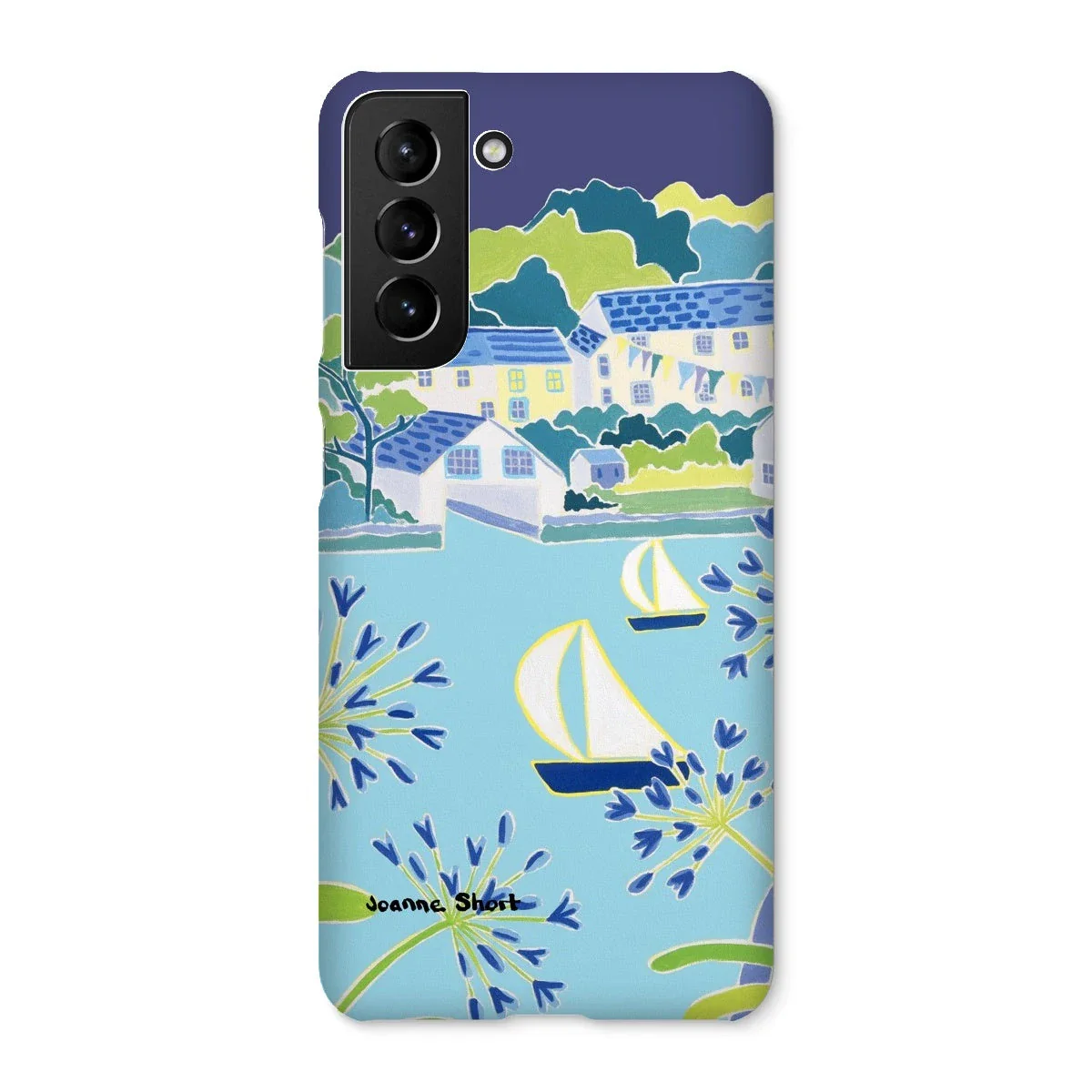 Snap Art Phone Case. Helford River & Village. Artist Joanne Short. Cornwall Art Gallery - Image 41