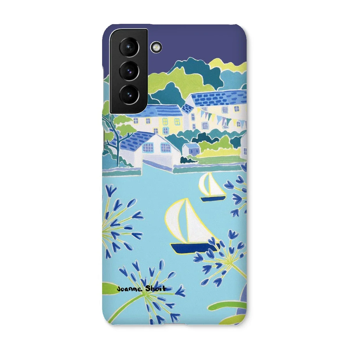 Snap Art Phone Case. Helford River & Village. Artist Joanne Short. Cornwall Art Gallery - Image 42