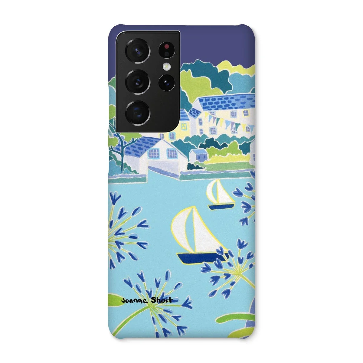 Snap Art Phone Case. Helford River & Village. Artist Joanne Short. Cornwall Art Gallery - Image 43