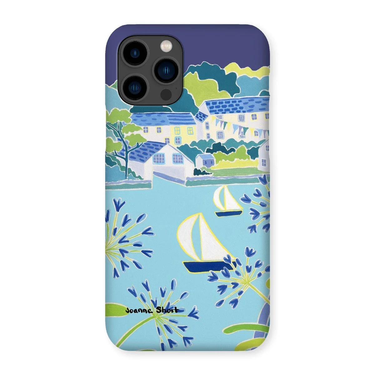 Snap Art Phone Case. Helford River & Village. Artist Joanne Short. Cornwall Art Gallery - Image 45