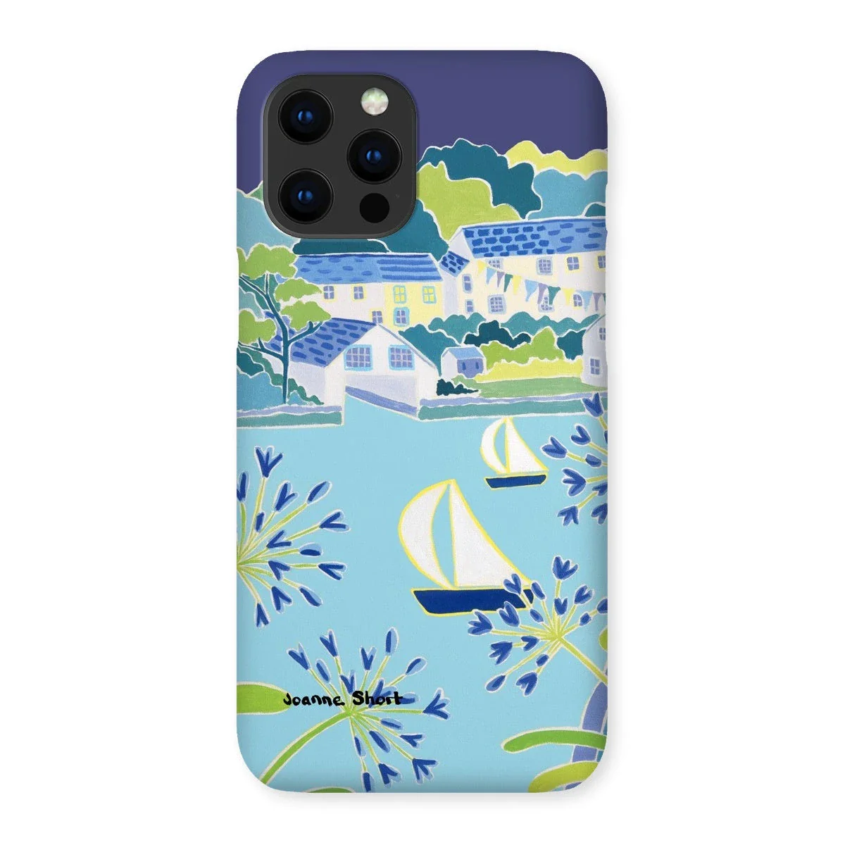 Snap Art Phone Case. Helford River & Village. Artist Joanne Short. Cornwall Art Gallery - Image 7