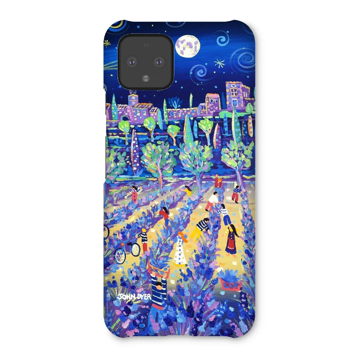 Snap Art Phone Case. Lavender Pickers, Provence, France. Artist John Dyer. Cornwall Art Gallery. - Image 17