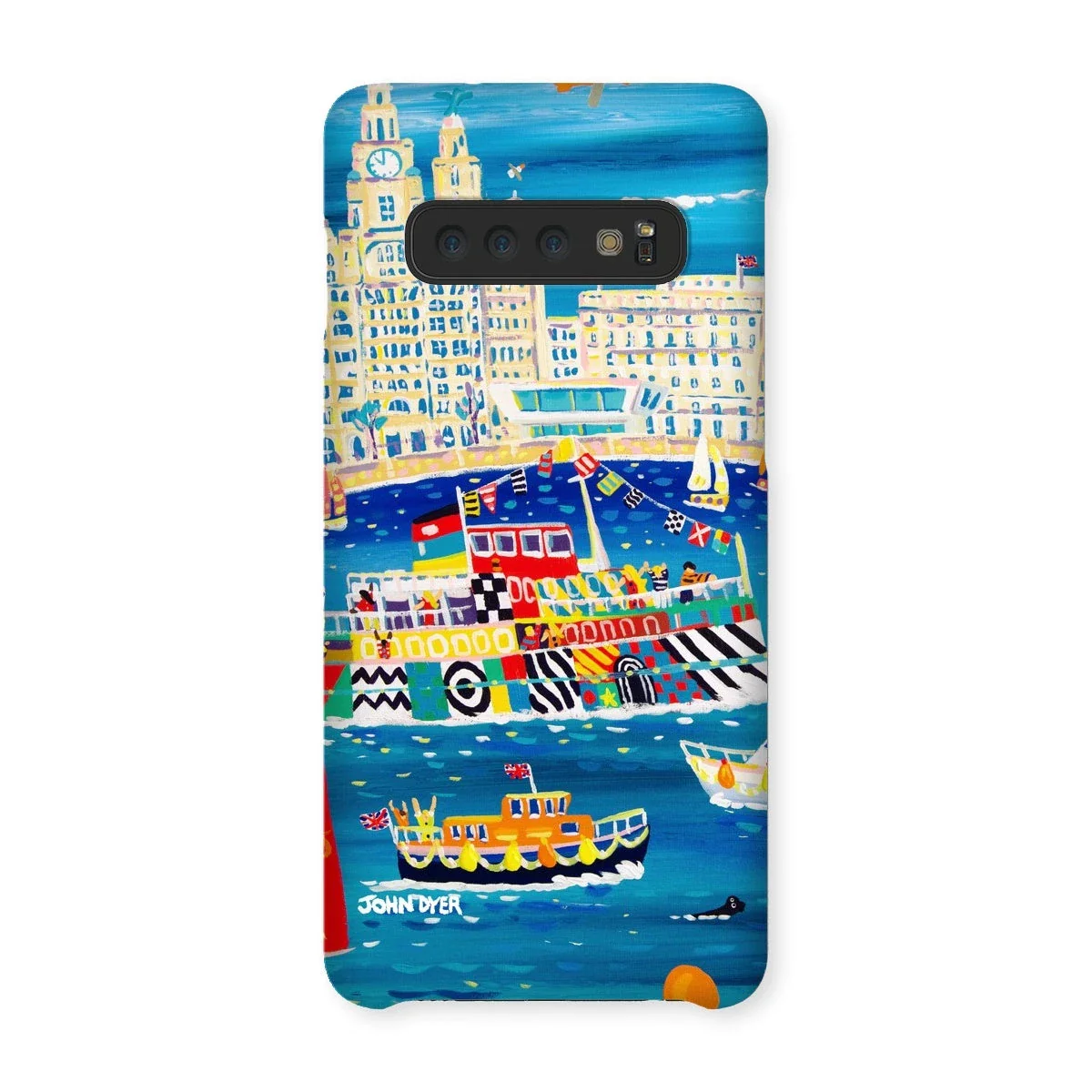 Snap Art Phone Case. Liverpool Mersey River Dazzle Ferry. Artist John Dyer. Cornwall Art Gallery - Image 10