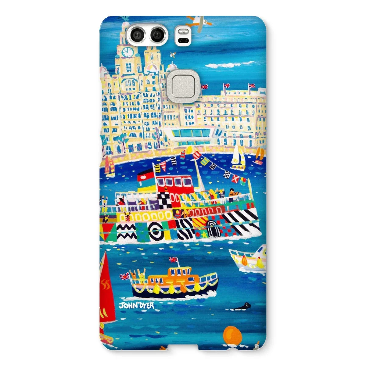 Snap Art Phone Case. Liverpool Mersey River Dazzle Ferry. Artist John Dyer. Cornwall Art Gallery - Image 22