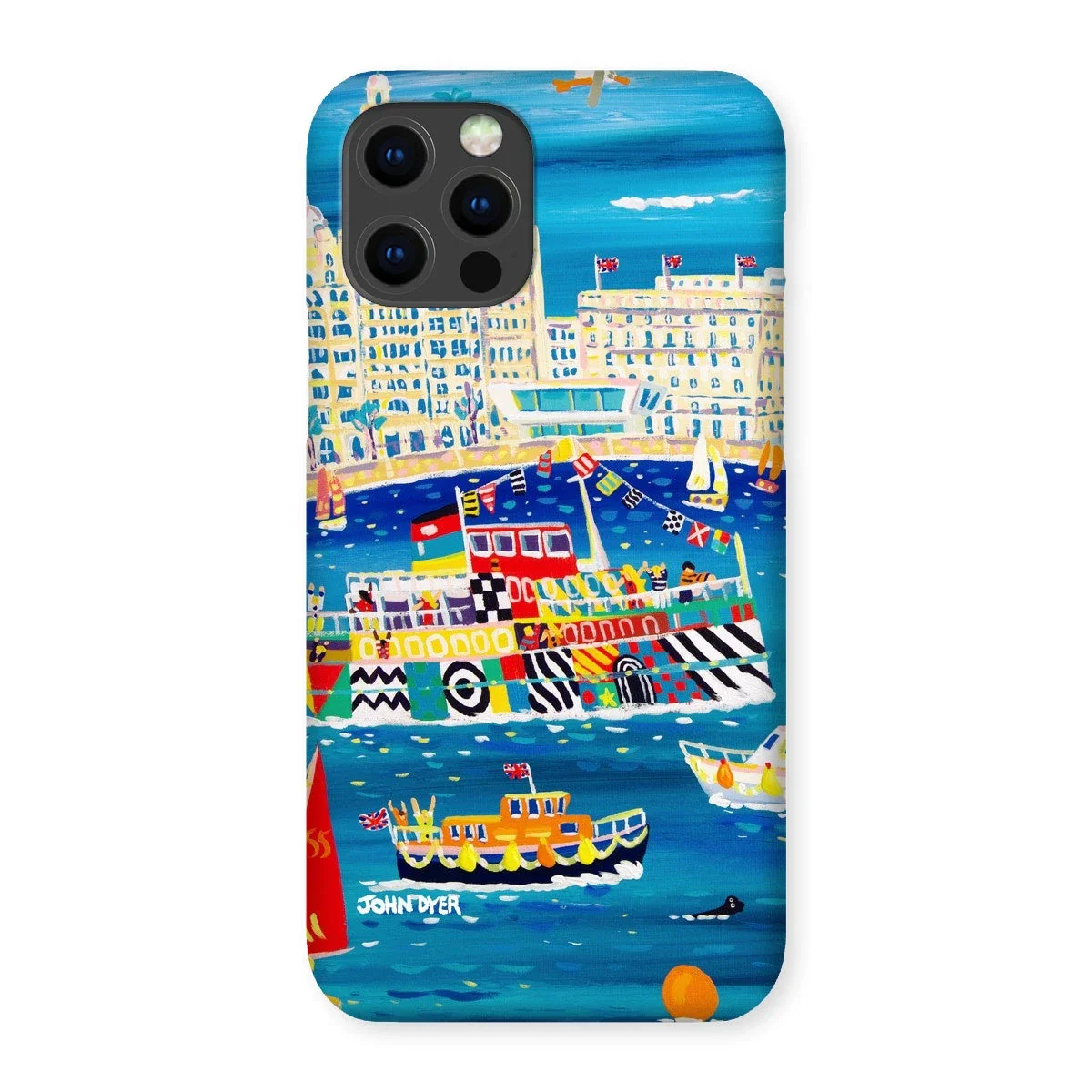 Snap Art Phone Case. Liverpool Mersey River Dazzle Ferry. Artist John Dyer. Cornwall Art Gallery - Image 29