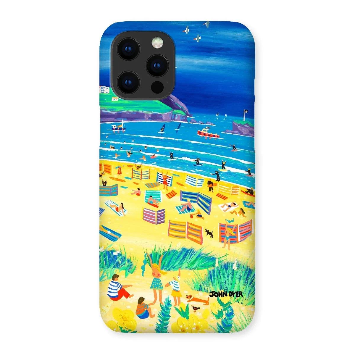Snap Art Phone Case. Perranporth Beach. Artist John Dyer. Cornwall Art Gallery - Image 30