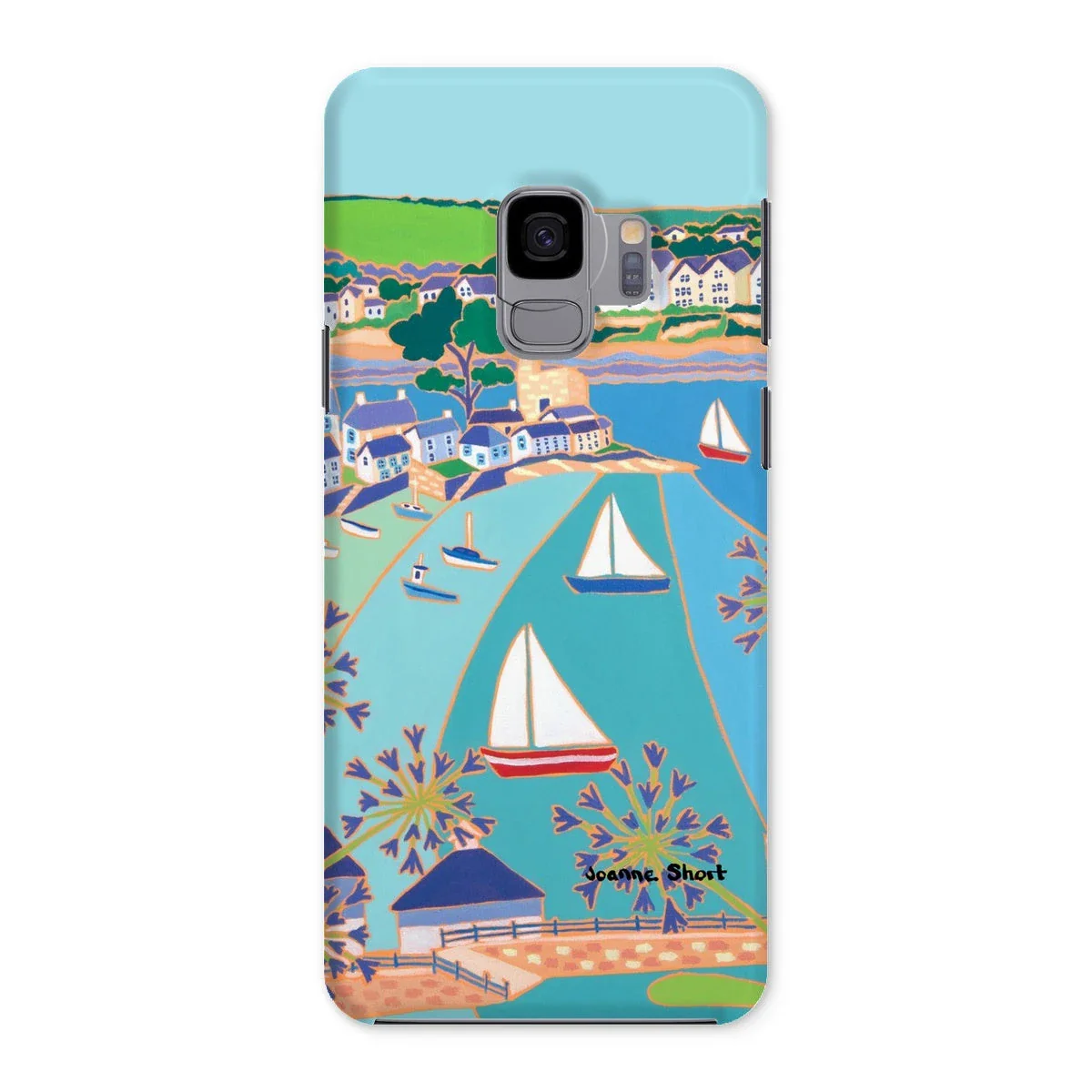 Snap Art Phone Case. Polruan & Fowey River. Artist Joanne Short. Cornwall Art Gallery - Image 14