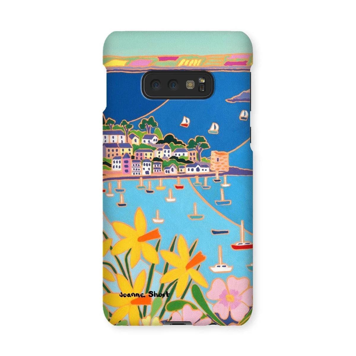 Snap Art Phone Case. Polruan, Fowey River. Artist Joanne Short. Cornwall Art Gallery - Image 11