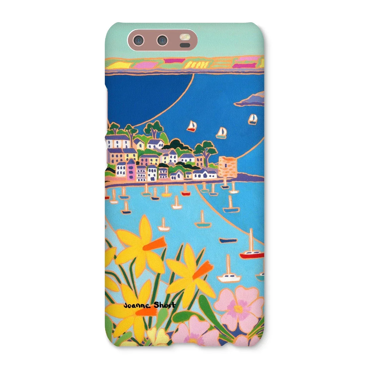 Snap Art Phone Case. Polruan, Fowey River. Artist Joanne Short. Cornwall Art Gallery - Image 20