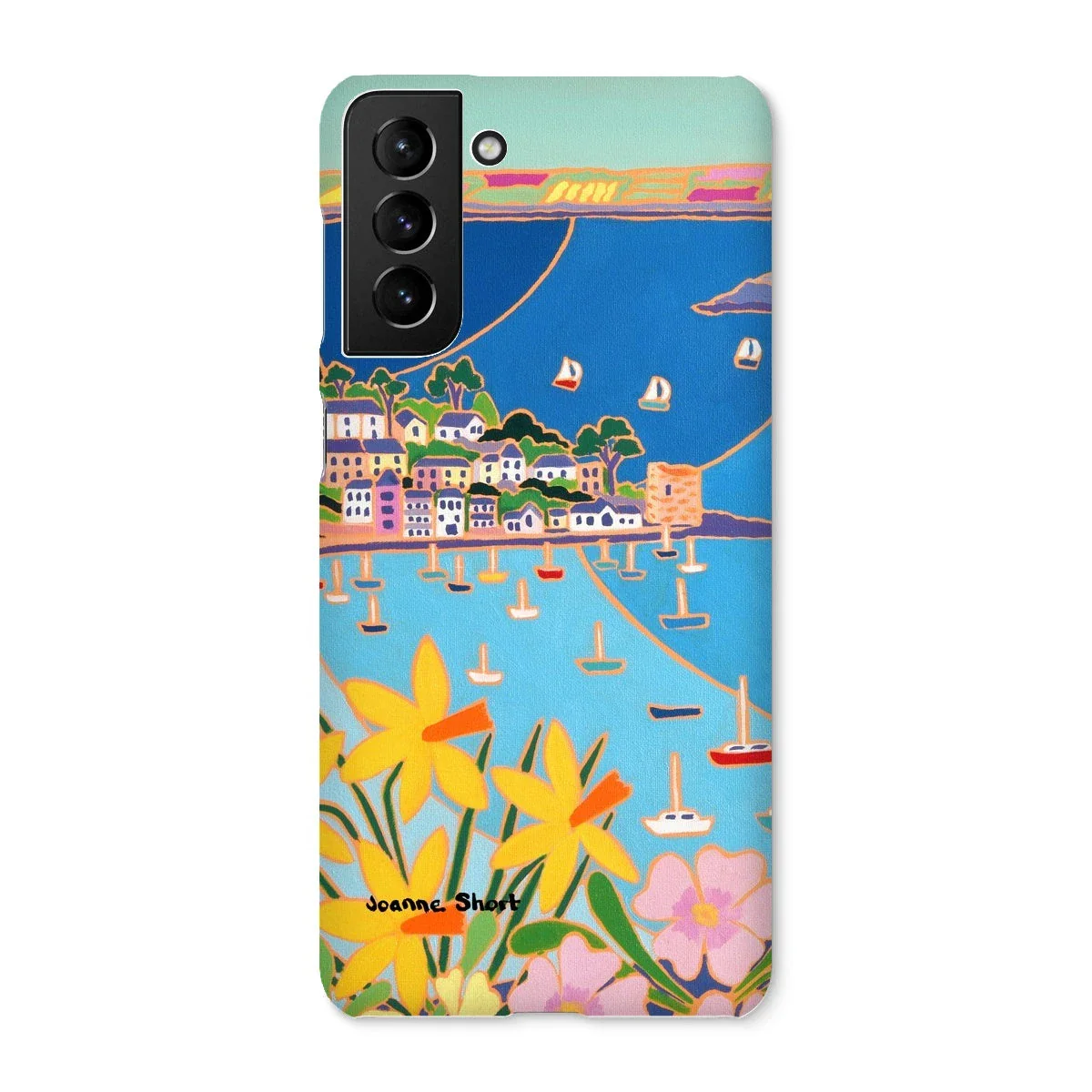 Snap Art Phone Case. Polruan, Fowey River. Artist Joanne Short. Cornwall Art Gallery - Image 42