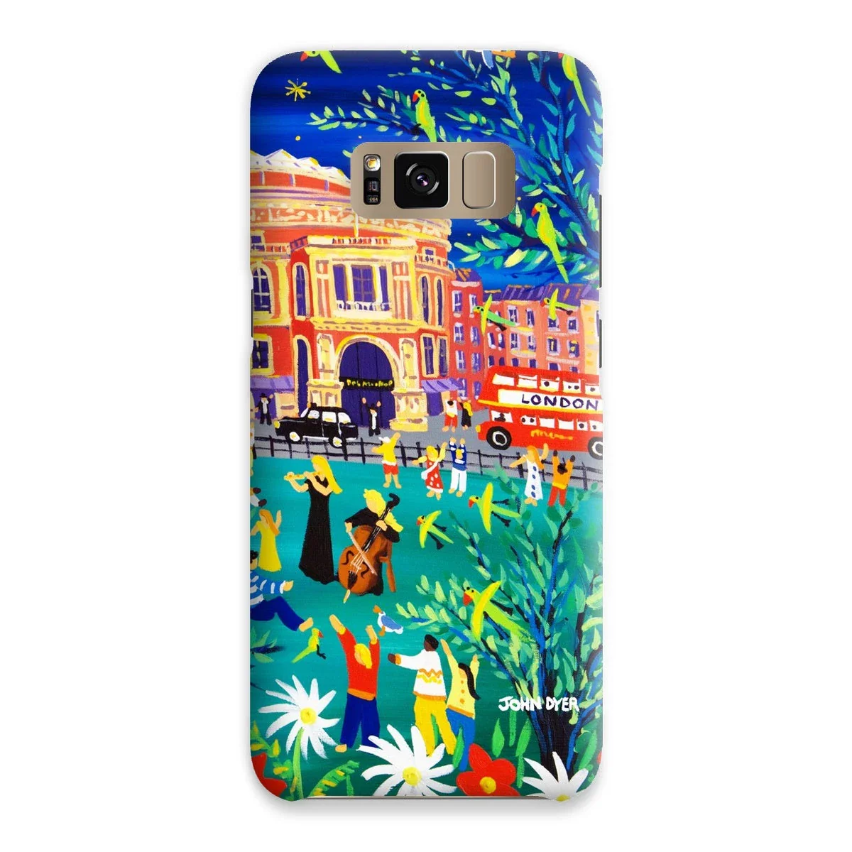 Snap Art Phone Case. Royal Albert Hall, Hyde park, London. Musicians. Artist John Dyer. Cornwall Art Gallery - Image 12