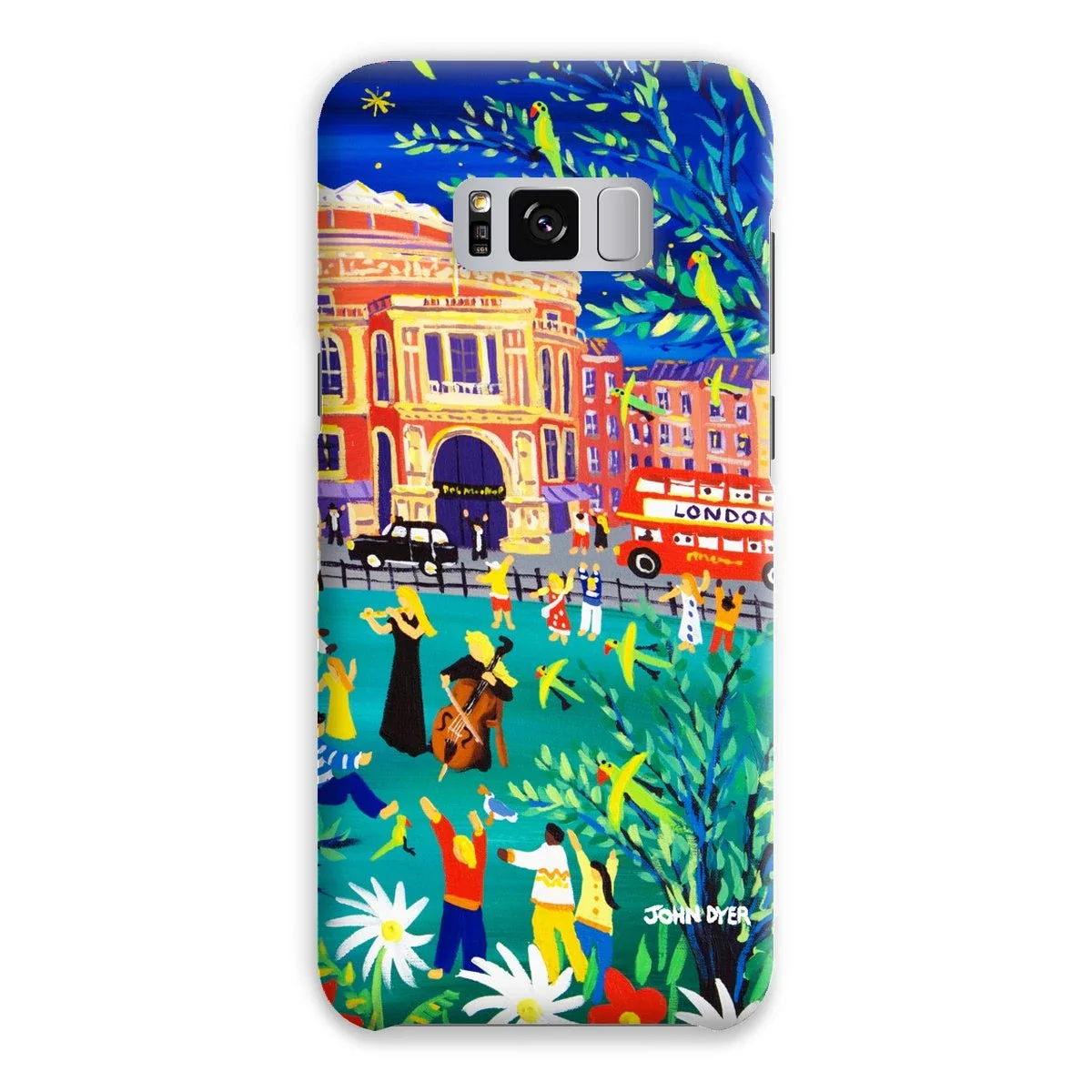 Snap Art Phone Case. Royal Albert Hall, Hyde park, London. Musicians. Artist John Dyer. Cornwall Art Gallery - Image 13