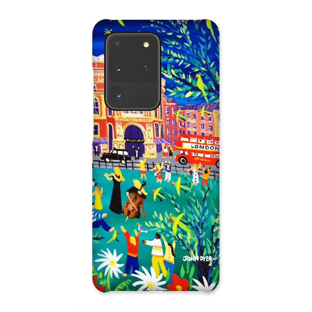 Snap Art Phone Case. Royal Albert Hall, Hyde park, London. Musicians. Artist John Dyer. Cornwall Art Gallery - Image 2