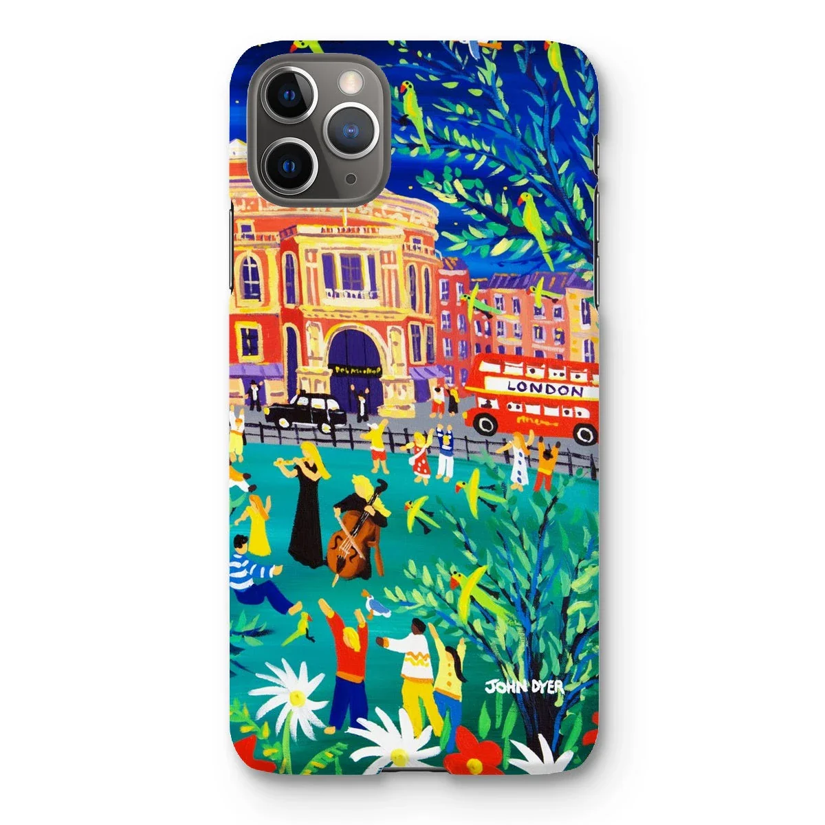 Snap Art Phone Case. Royal Albert Hall, Hyde park, London. Musicians. Artist John Dyer. Cornwall Art Gallery - Image 26