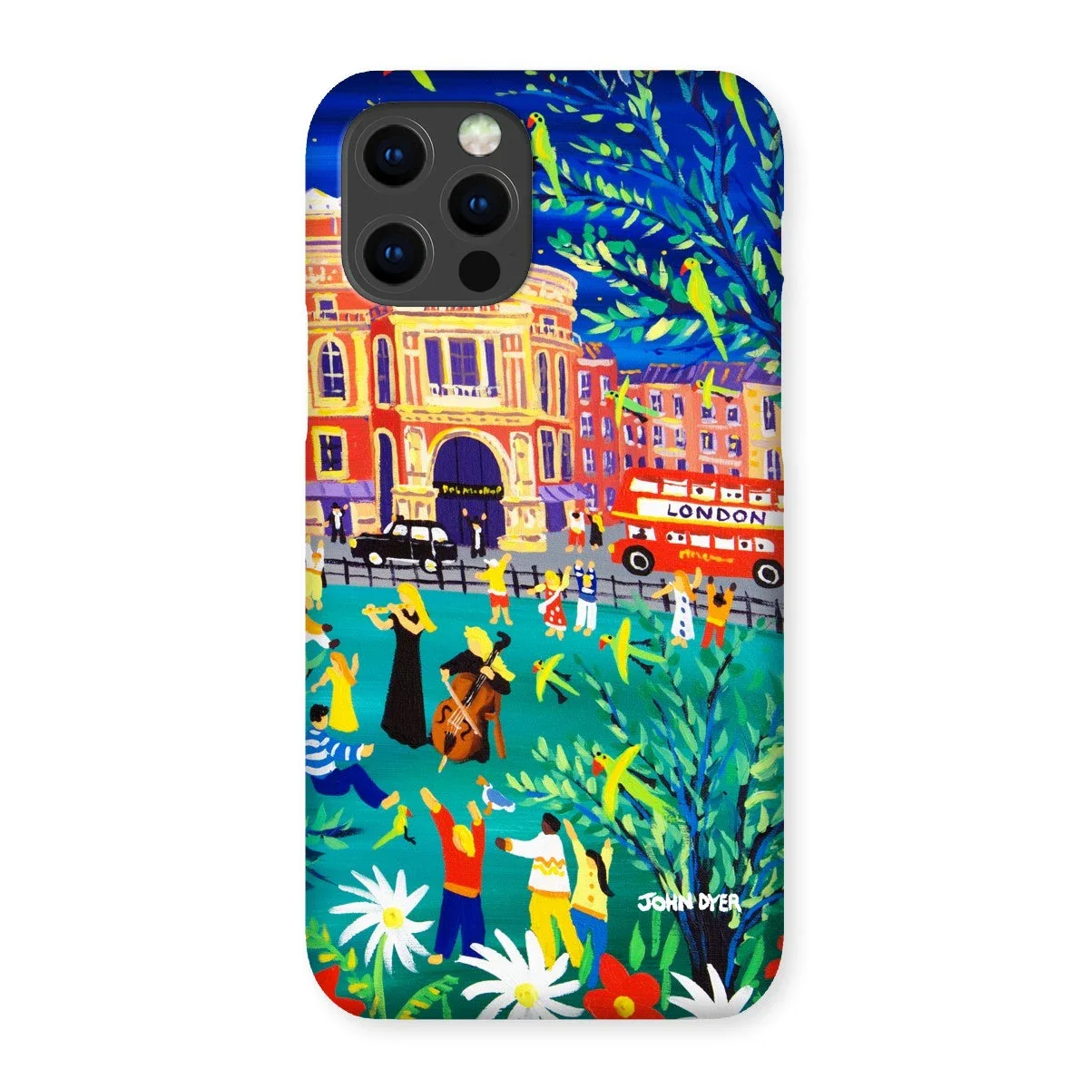 Snap Art Phone Case. Royal Albert Hall, Hyde park, London. Musicians. Artist John Dyer. Cornwall Art Gallery - Image 29