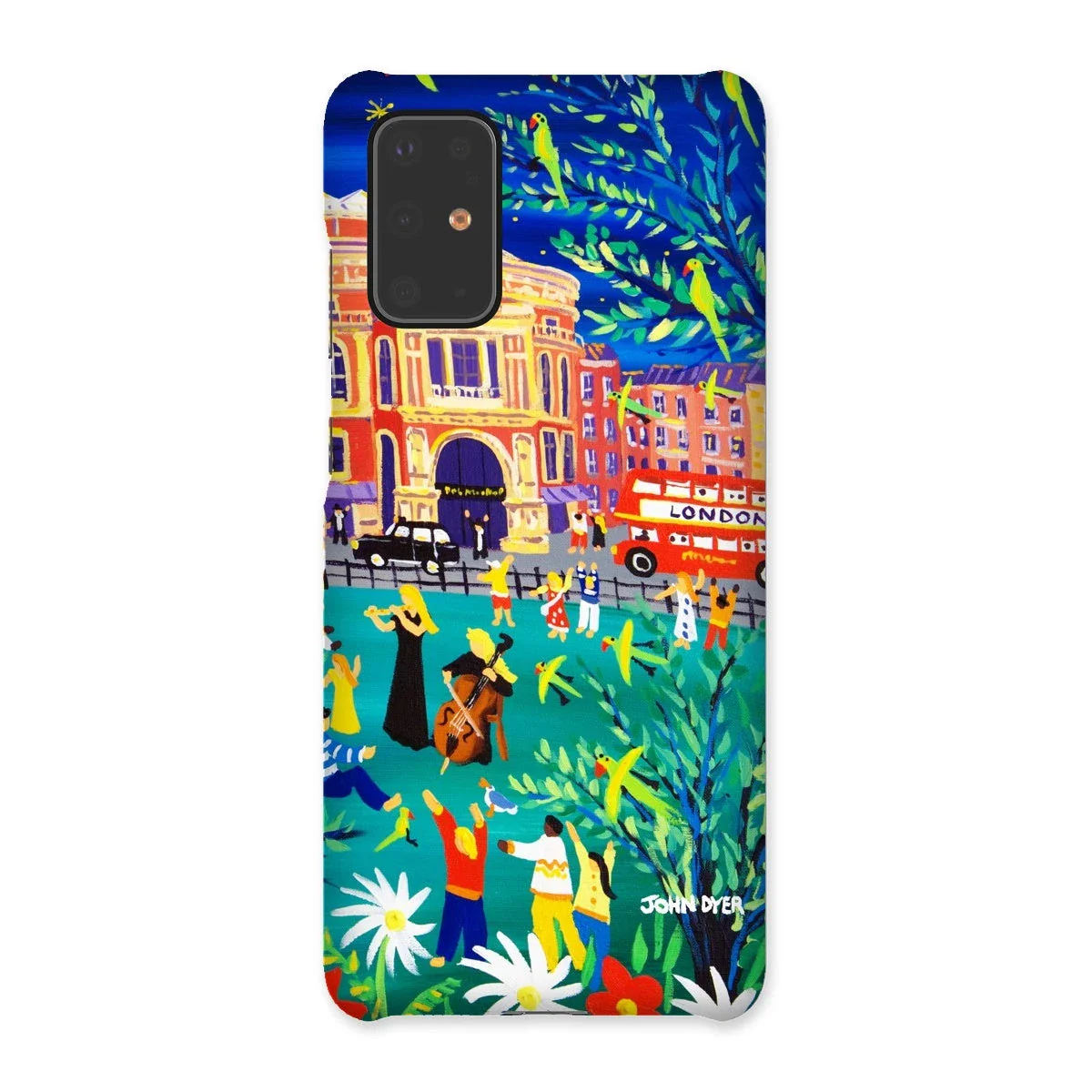 Snap Art Phone Case. Royal Albert Hall, Hyde park, London. Musicians. Artist John Dyer. Cornwall Art Gallery - Image 3