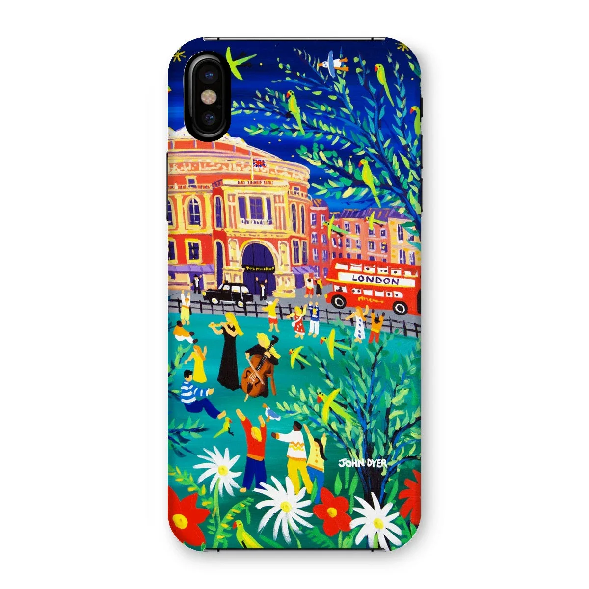 Snap Art Phone Case. Royal Albert Hall, Hyde park, London. Musicians. Artist John Dyer. Cornwall Art Gallery - Image 36