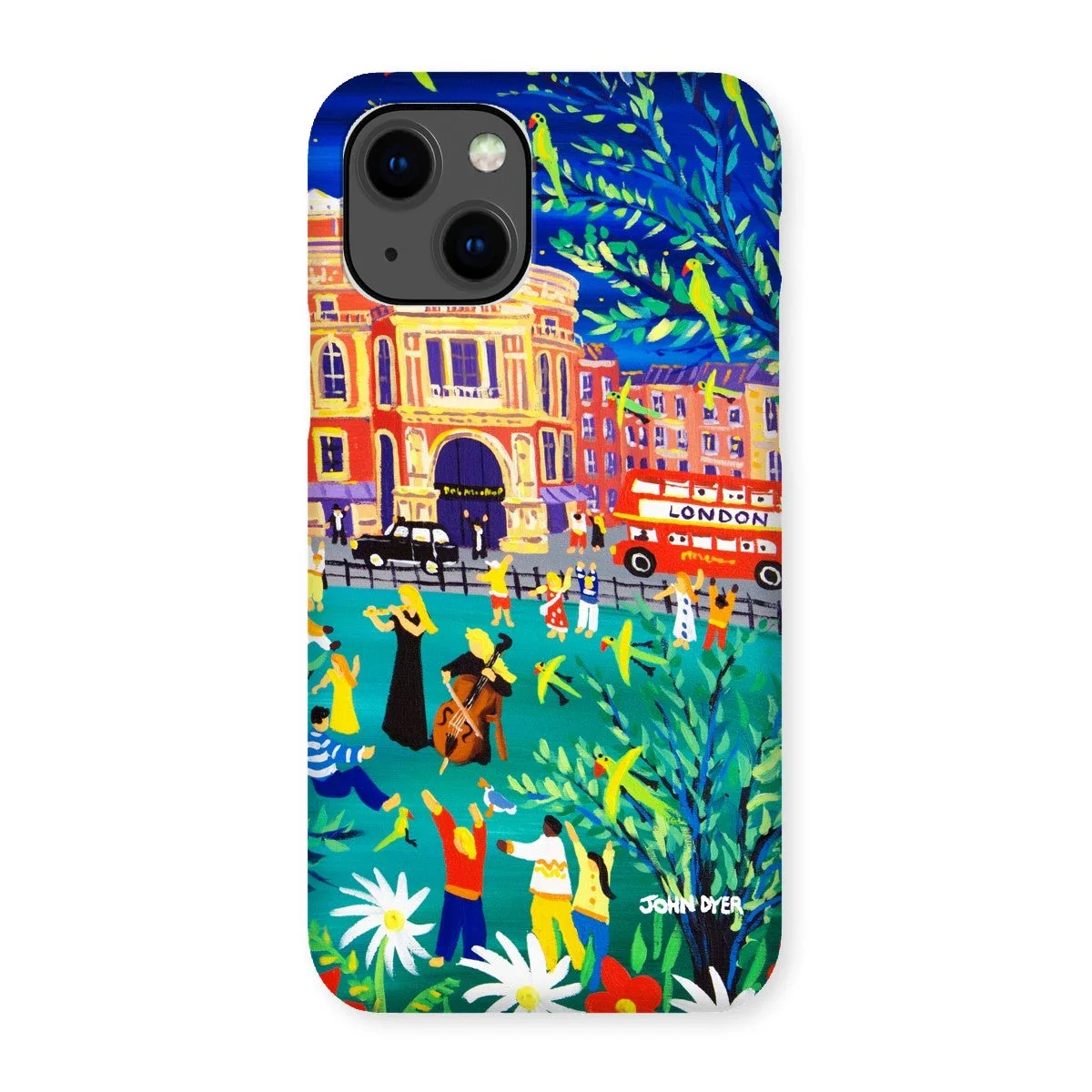 Snap Art Phone Case. Royal Albert Hall, Hyde park, London. Musicians. Artist John Dyer. Cornwall Art Gallery - Image 4
