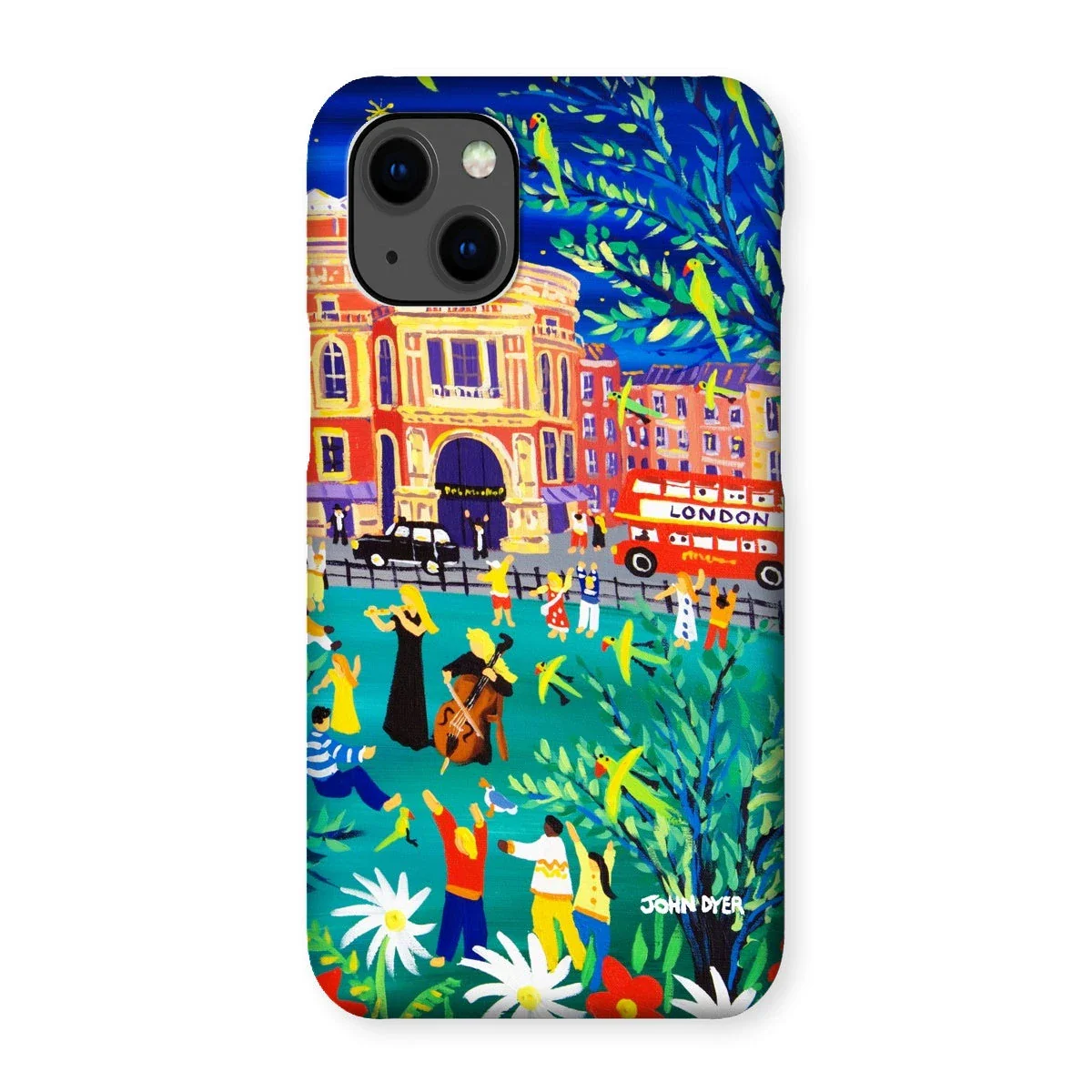 Snap Art Phone Case. Royal Albert Hall, Hyde park, London. Musicians. Artist John Dyer. Cornwall Art Gallery - Image 5