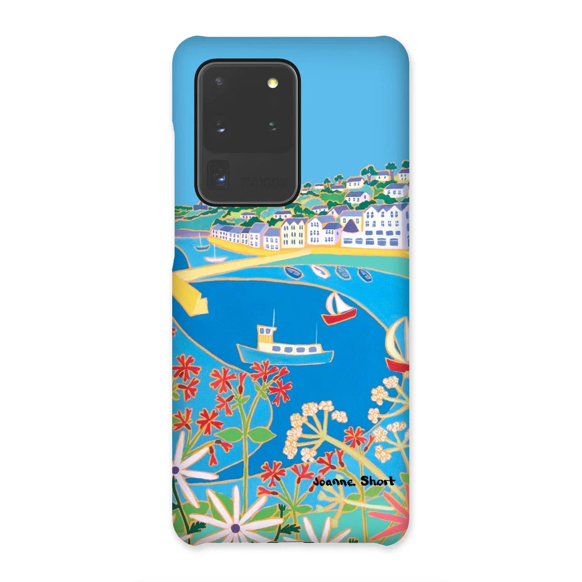 Snap Art Phone Case. St Mawes. Artist Joanne Short. Cornwall Art Gallery - Image 2