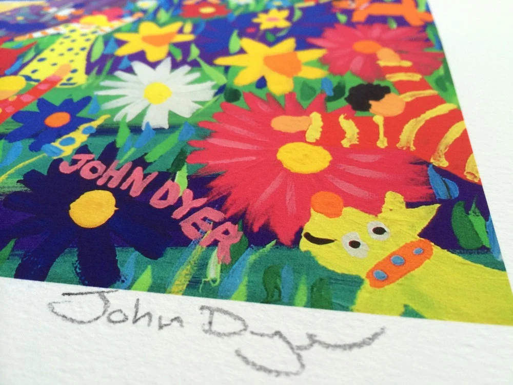 Limited Edition Print by Cornish Artist John Dyer. 'Spring Fun, Godrevy Lighthouse'. Cornwall Art Gallery Print - Image 7