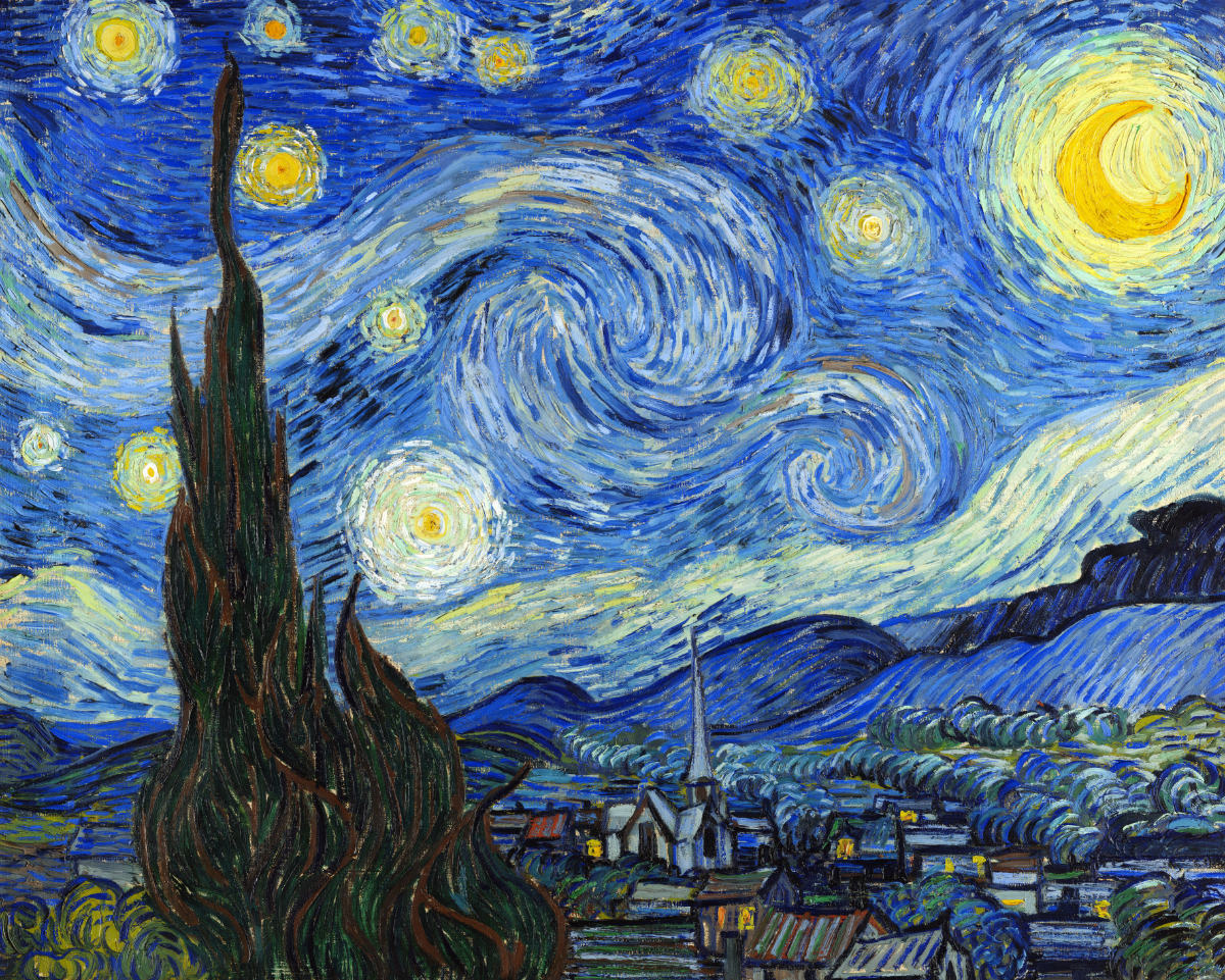 'Starry Night' by Vincent Van Gogh. Open Edition Fine Art Print. Art Gallery Historic Art - Image 4
