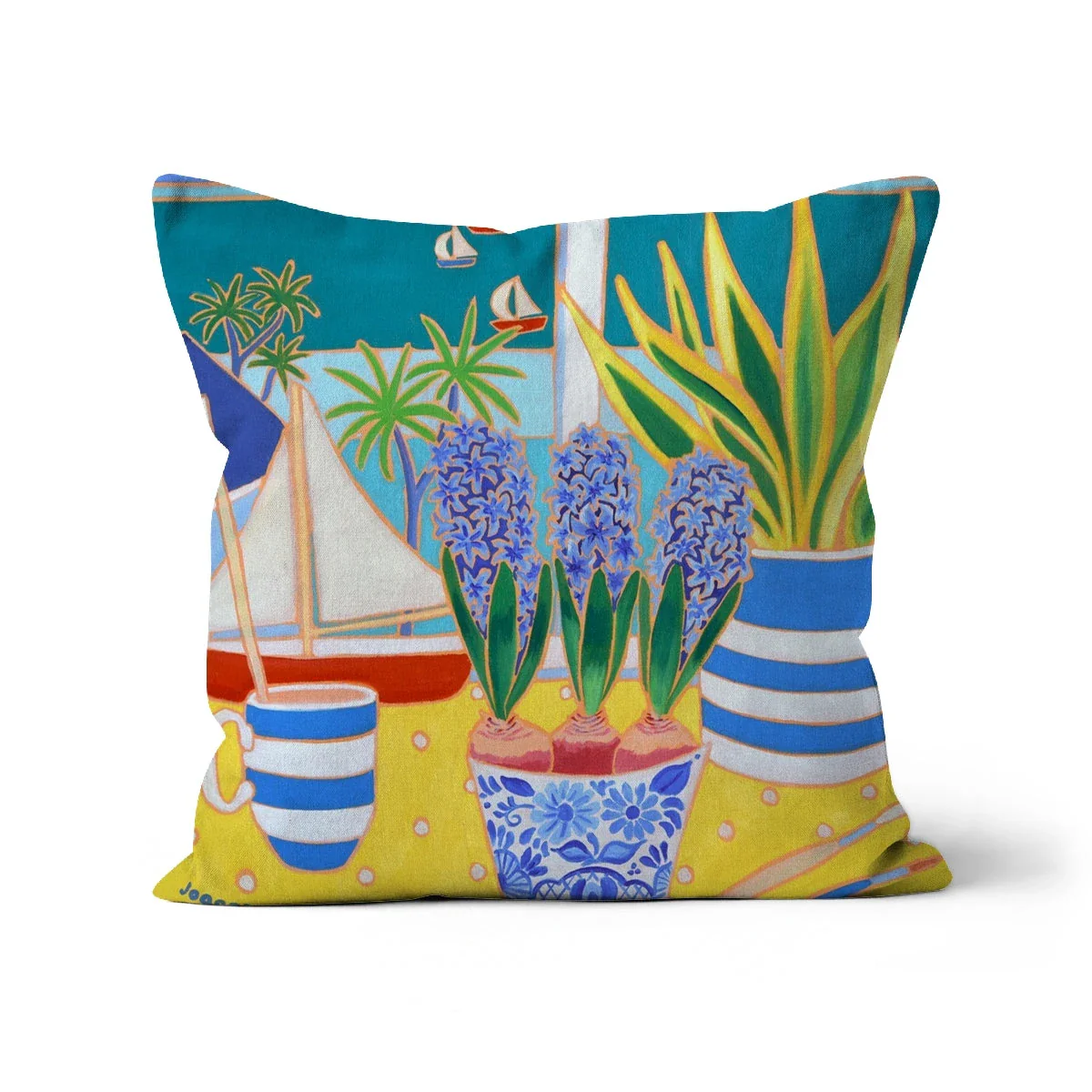 Art Studio View, Joanne Short Cushion - Image 15