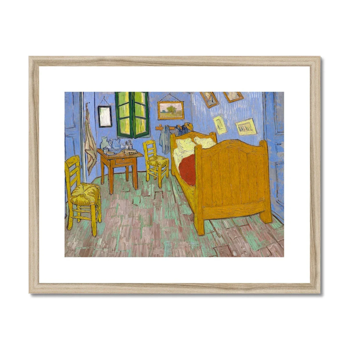 Vincent Van Gogh Framed Open Edition Art Print. 'The Bedroom'. Art Gallery Historic Art - Image 3