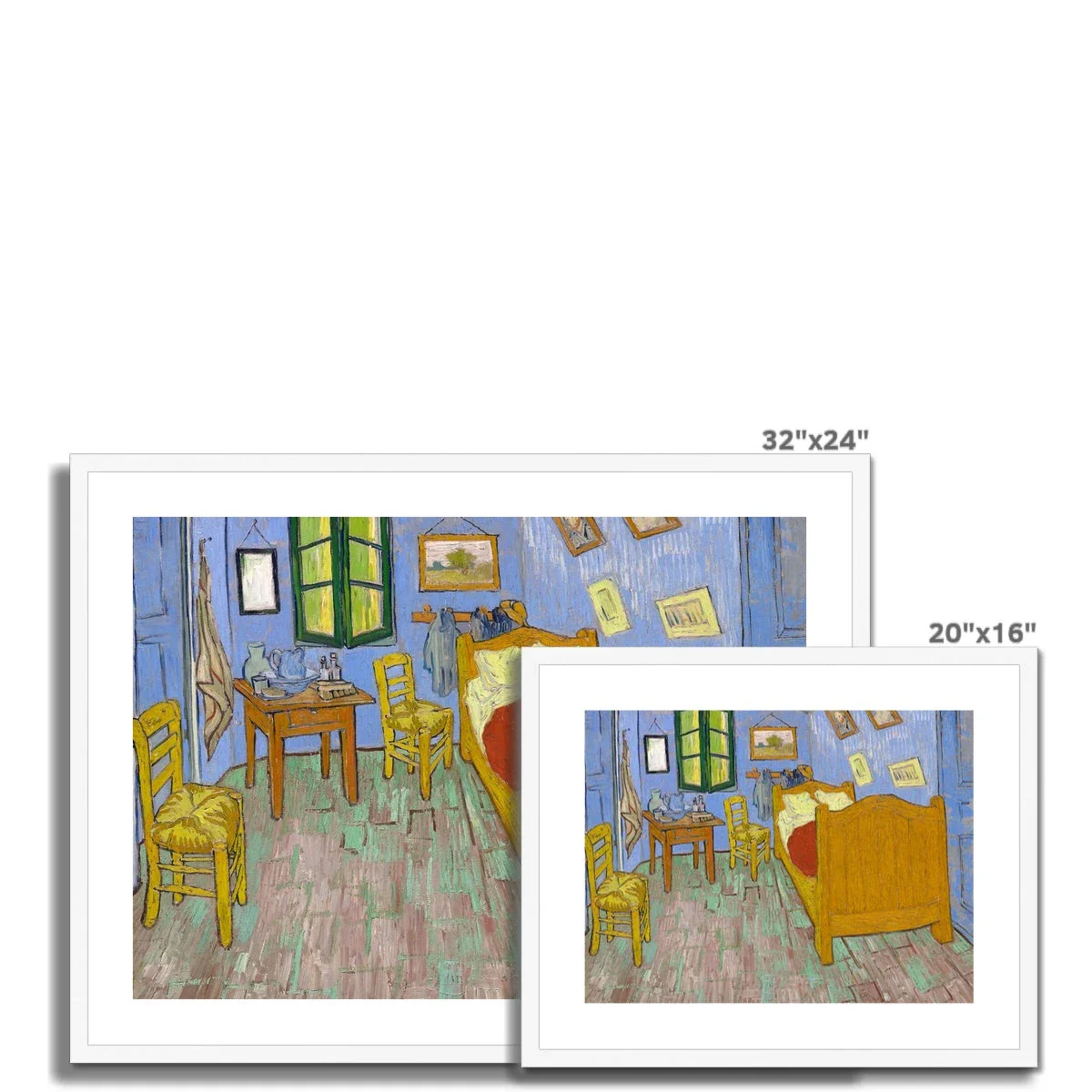 Vincent Van Gogh Framed Open Edition Art Print. 'The Bedroom'. Art Gallery Historic Art - Image 4