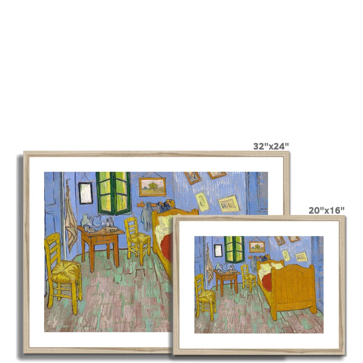 Vincent Van Gogh Framed Open Edition Art Print. 'The Bedroom'. Art Gallery Historic Art - Image 6
