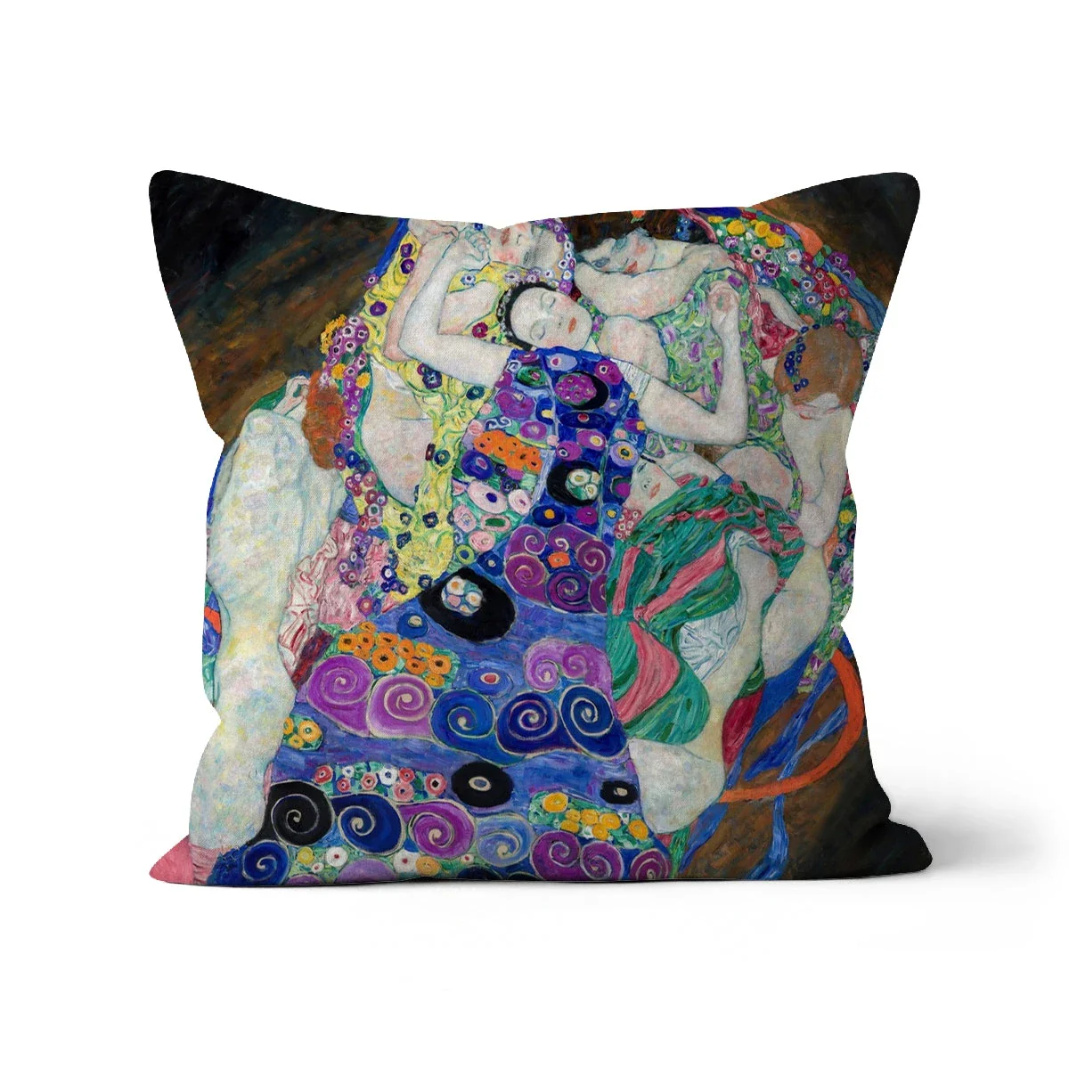 The Maiden. Classic Art Cushion by Gustav Klimt - Image 14