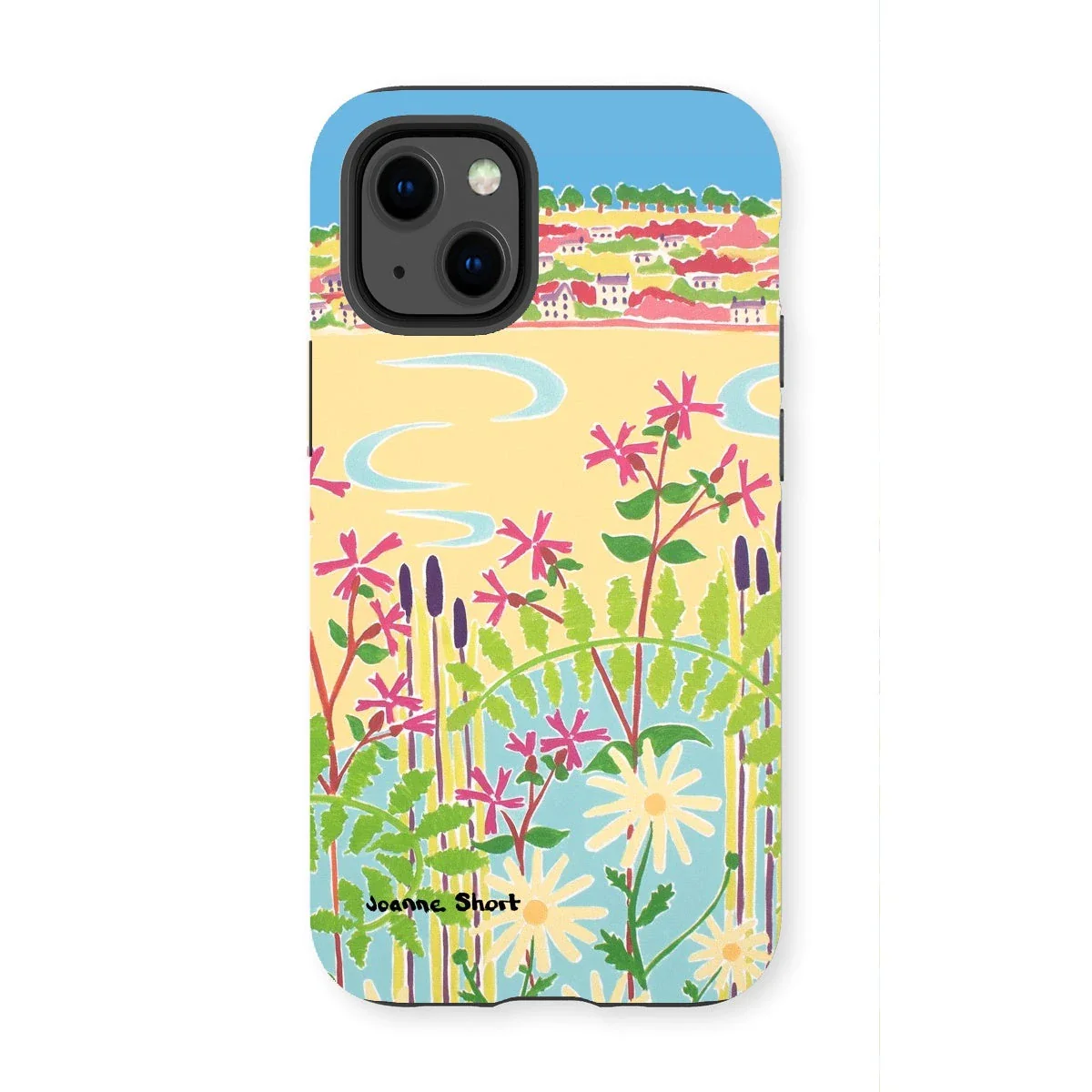 Tough Art Phone Case. Camel Estuary, Padstow, Rock. Artist Joanne Short. Cornwall Art Gallery - Image 2
