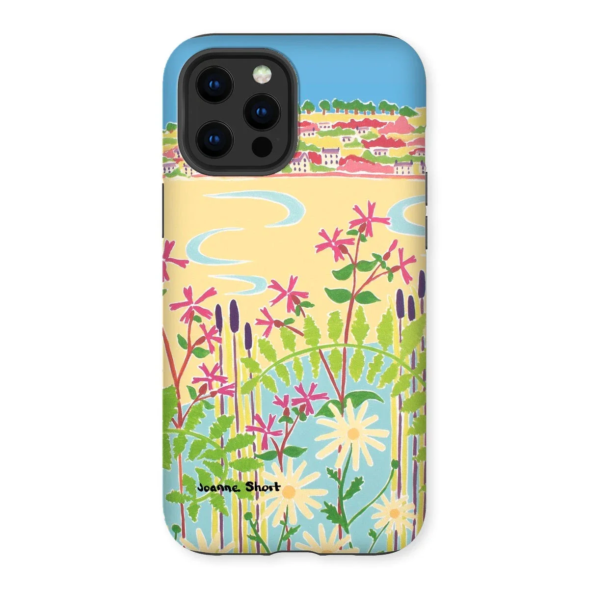 Tough Art Phone Case. Camel Estuary, Padstow, Rock. Artist Joanne Short. Cornwall Art Gallery - Image 4