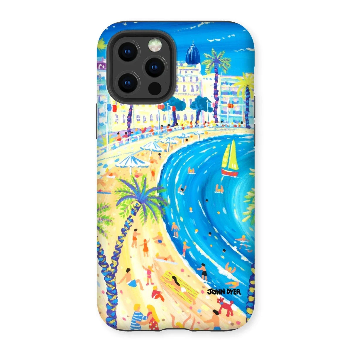 Tough Art Phone Case. Cannes, South of France. Artist John Dyer. Cornwall Art Gallery - Image 16