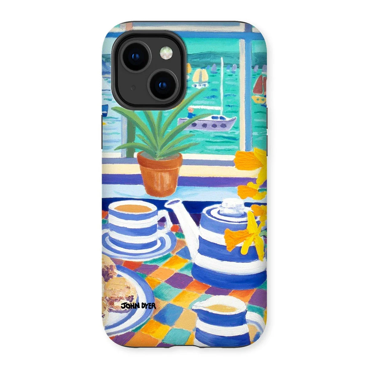 Tough Art Phone Case. Cornishware. Artist John Dyer. Cornwall Art Gallery - Image 26