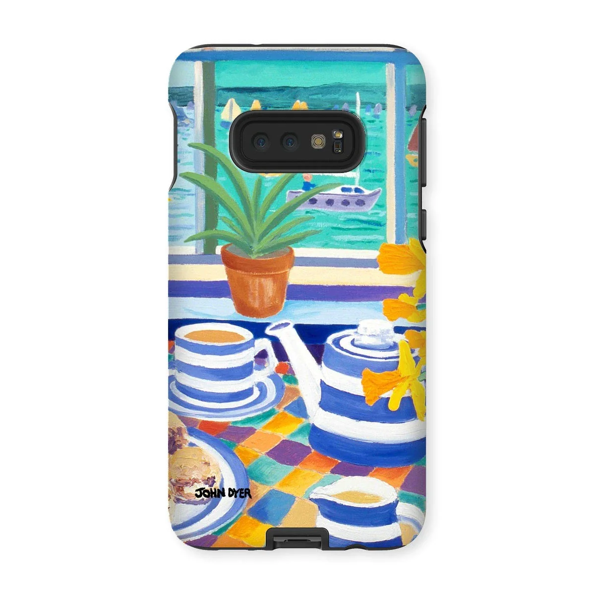 Tough Art Phone Case. Cornishware. Artist John Dyer. Cornwall Art Gallery - Image 8