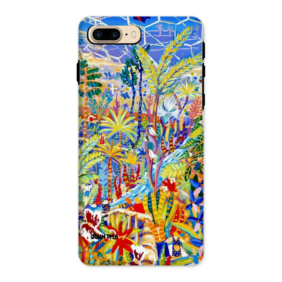 Tough Art Phone Case. Eden Project Rainforest. Artist John Dyer. Cornwall Art Gallery - Image 19