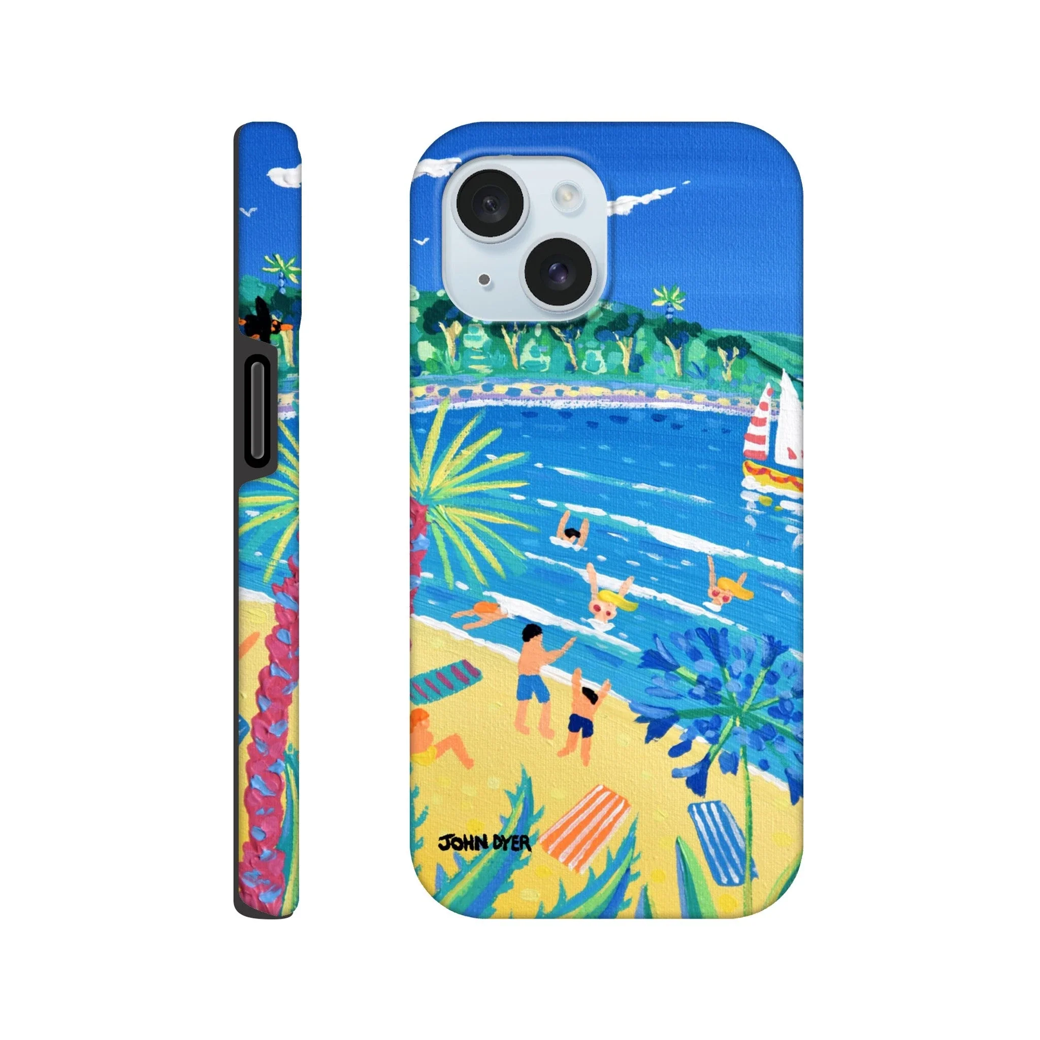 Tough Art Phone Case. Falmouth Beach. Artist John Dyer. Cornwall Art Gallery - Image 7