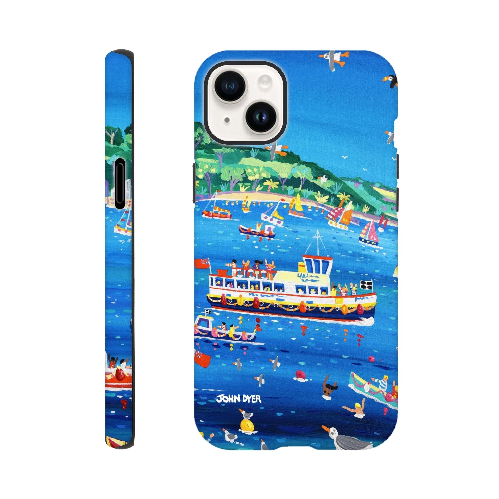 Tough Art Phone Case. Falmouth ferry. Artist John Dyer. Cornwall Art Gallery - Image 20