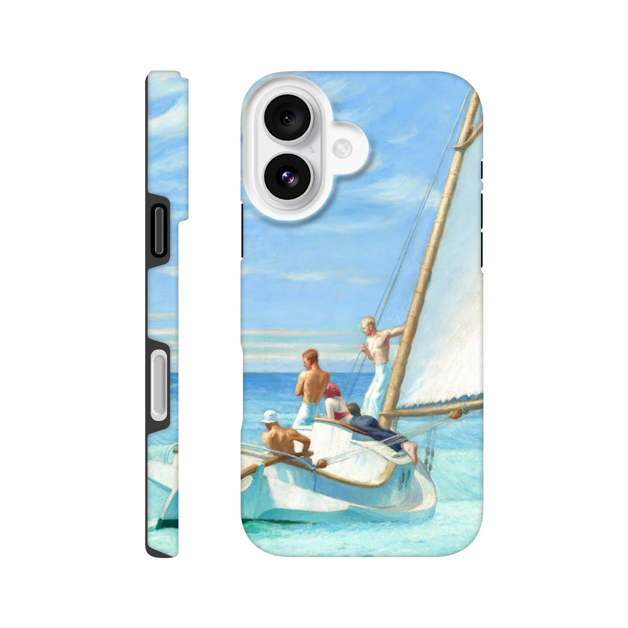 Tough Art Phone Case. 'Ground Swell' sailing art by Artist Edward Hopper. - Image 11