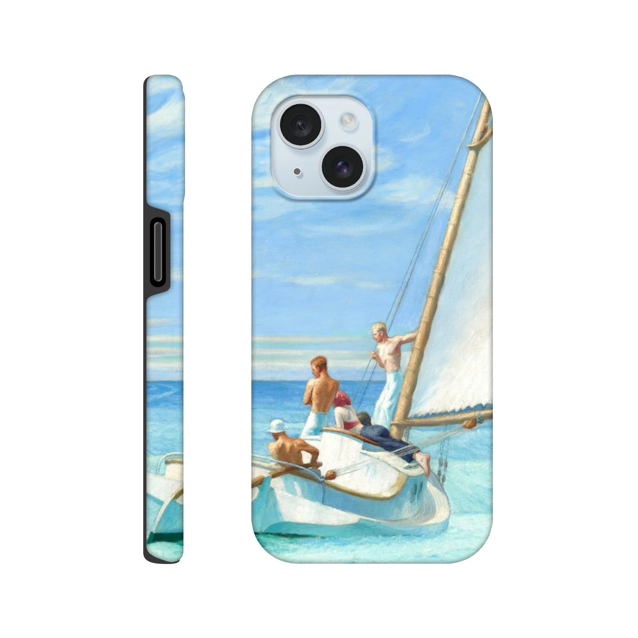 Tough Art Phone Case. 'Ground Swell' sailing art by Artist Edward Hopper. - Image 16