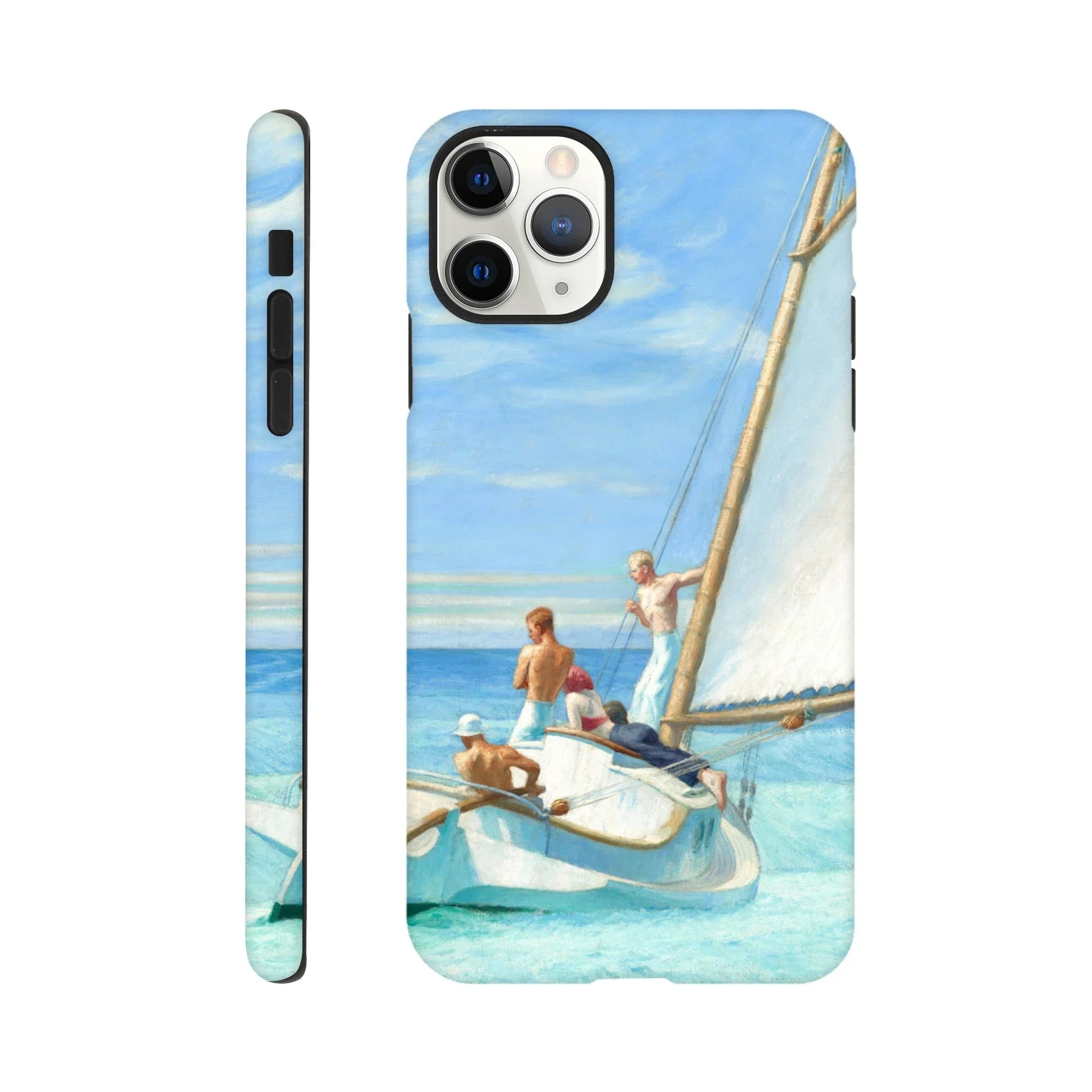 Tough Art Phone Case. 'Ground Swell' sailing art by Artist Edward Hopper. - Image 19