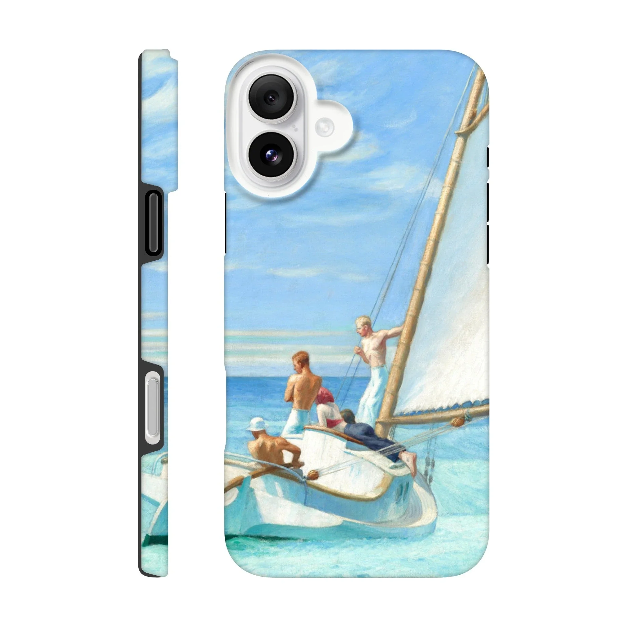 Tough Art Phone Case. 'Ground Swell' sailing art by Artist Edward Hopper. - Image 21
