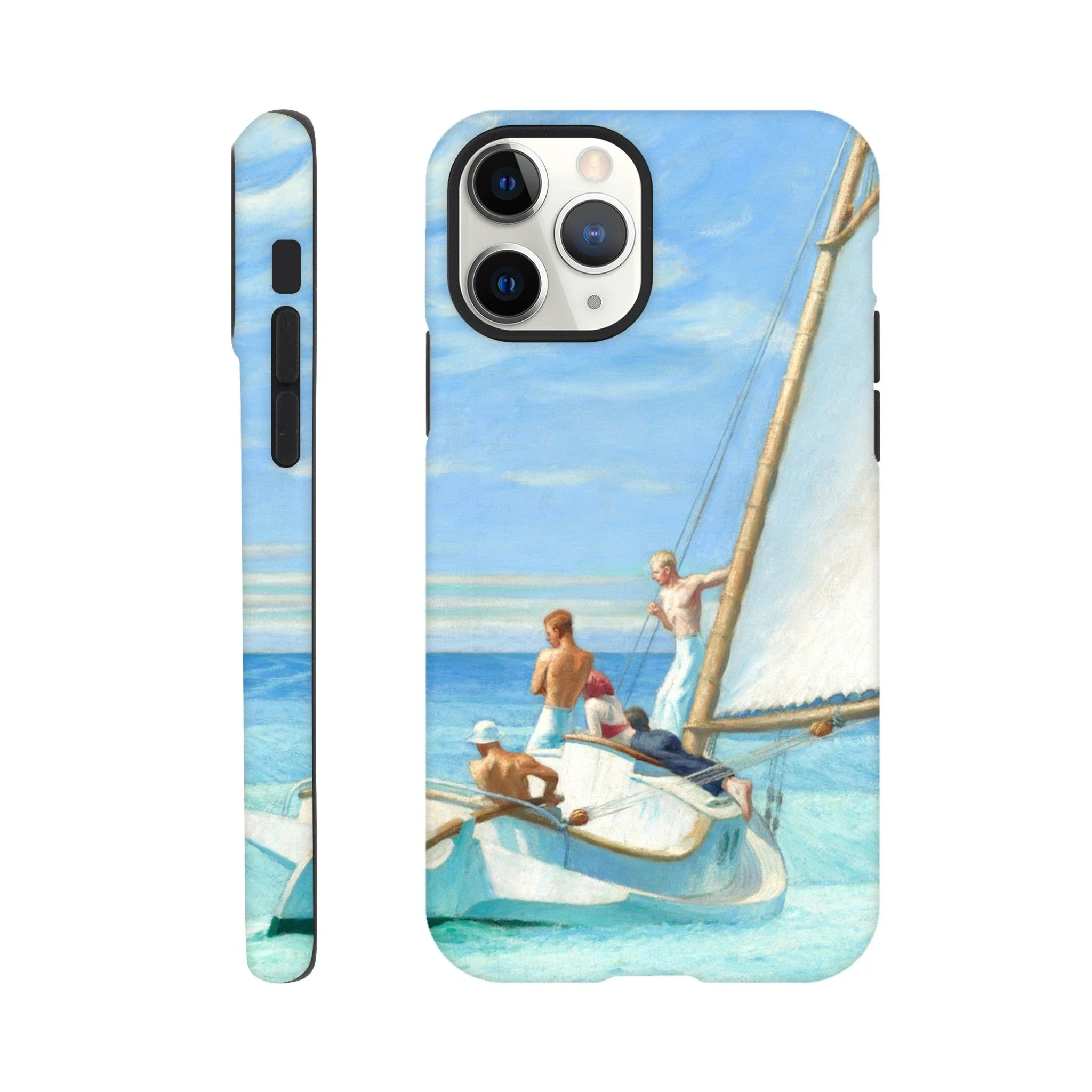 Tough Art Phone Case. 'Ground Swell' sailing art by Artist Edward Hopper. - Image 23