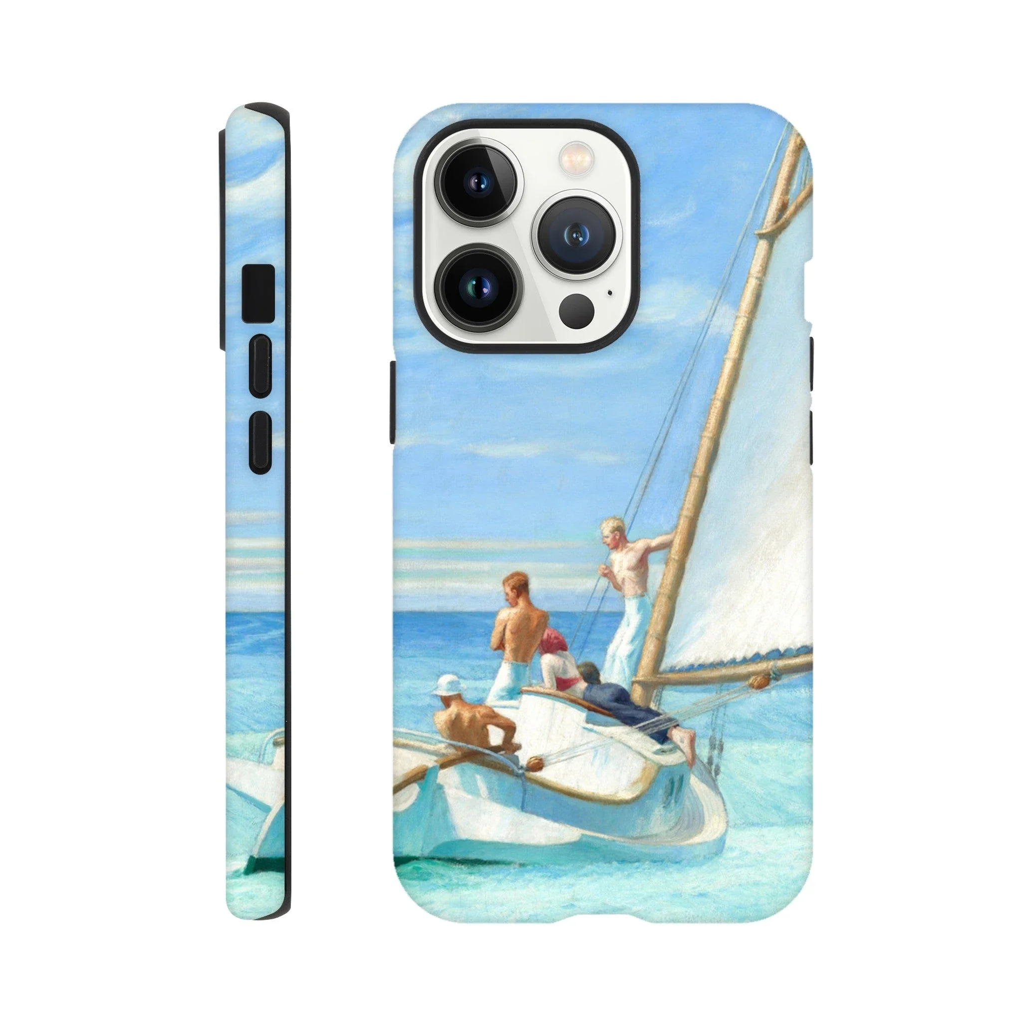 Tough Art Phone Case. 'Ground Swell' sailing art by Artist Edward Hopper. - Image 7